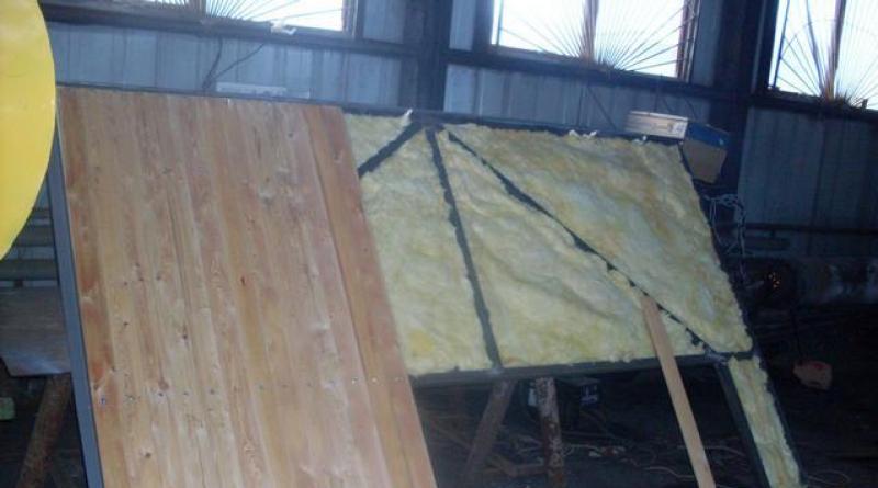 Insulation of garage doors from the inside: polystyrene foam, polyurethane foam, simpler methods of insulation