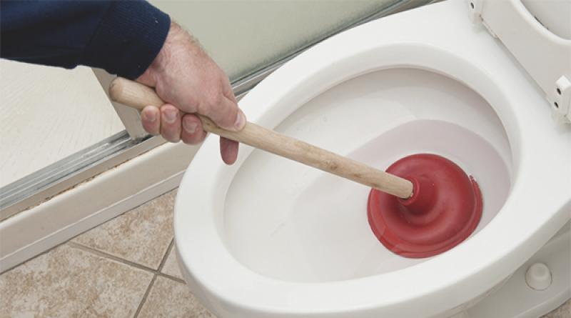How to clear a clogged toilet at home